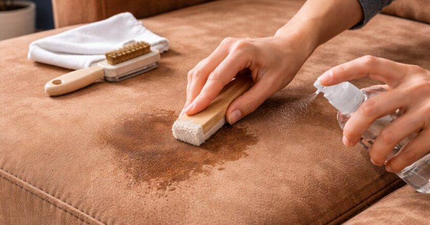 Vlekken uit suède halen zonder het materiaal te beschadigen