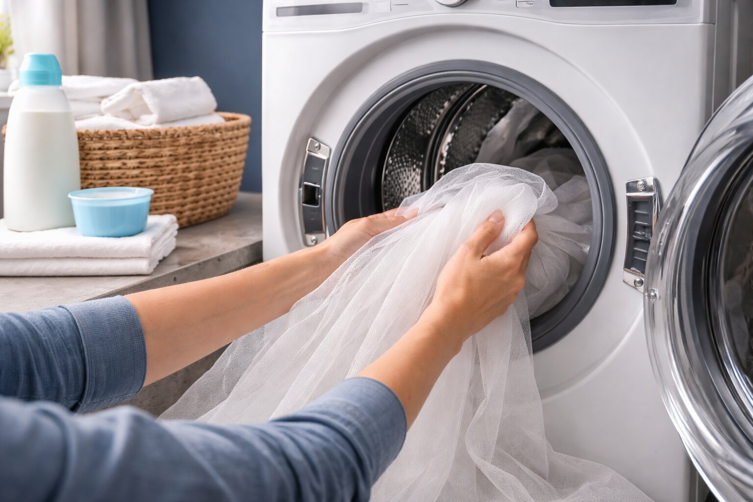 vitrage wassen, vitrage