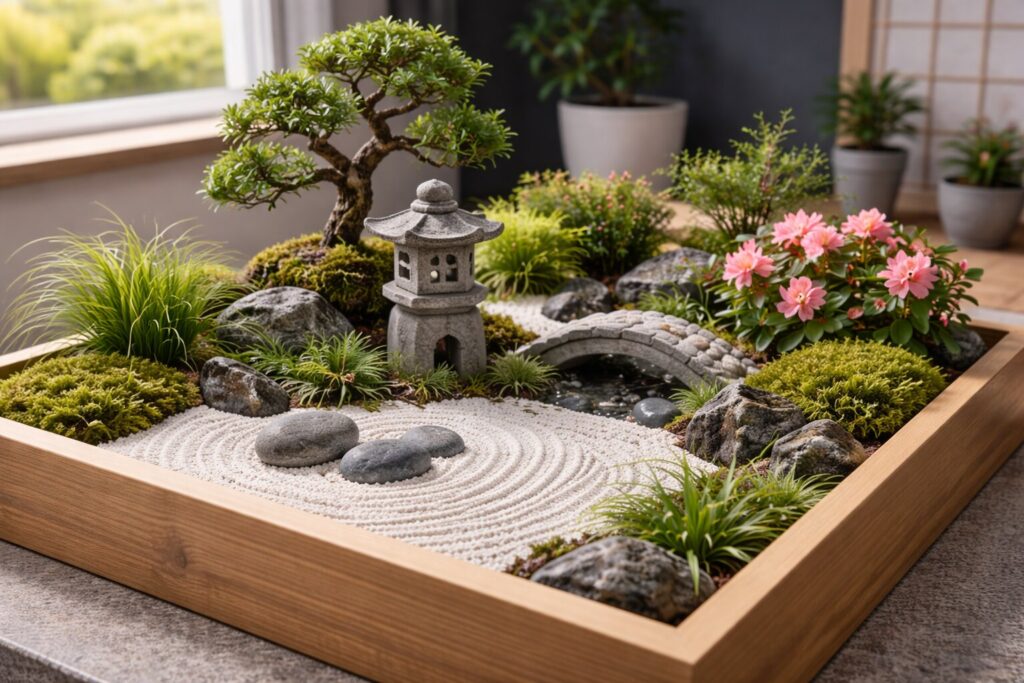 Een mini Japanse tuin aanleggen: rust en verfijning op kleine schaal