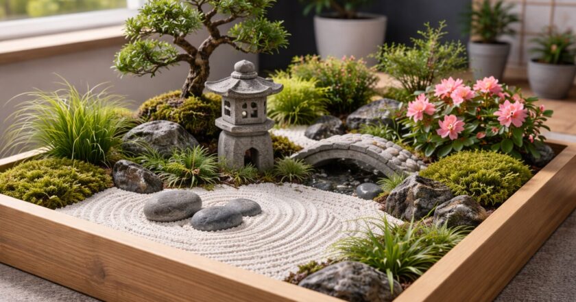 Een mini Japanse tuin aanleggen: rust en verfijning op kleine schaal