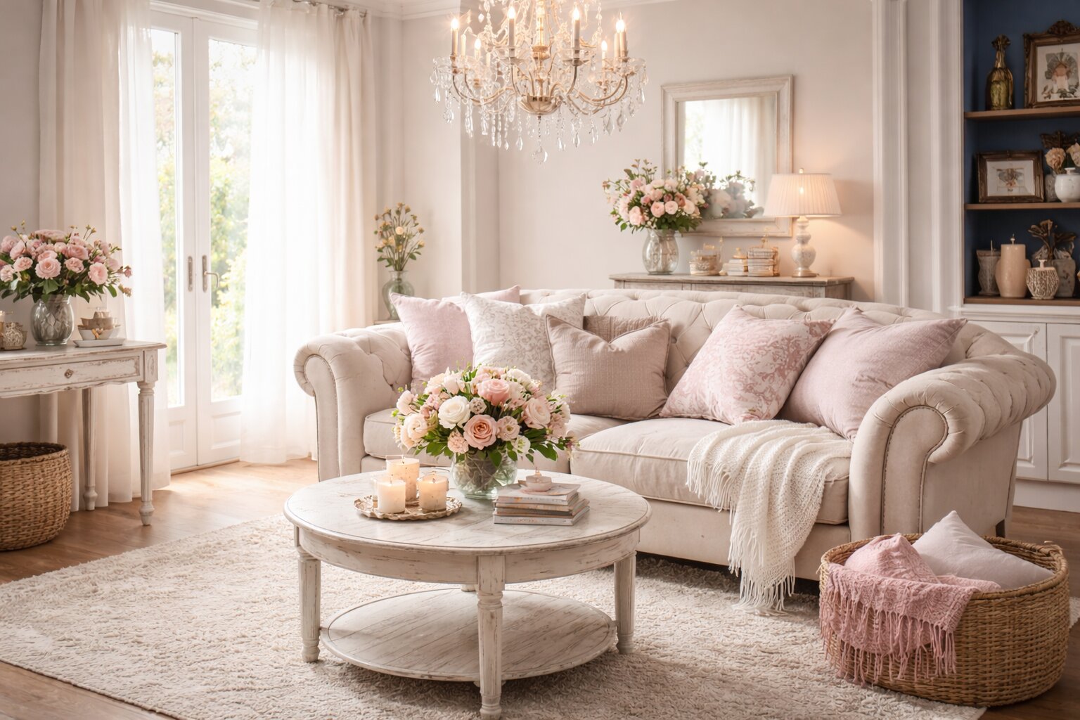 romantische woonstijl, romantisch, romantische