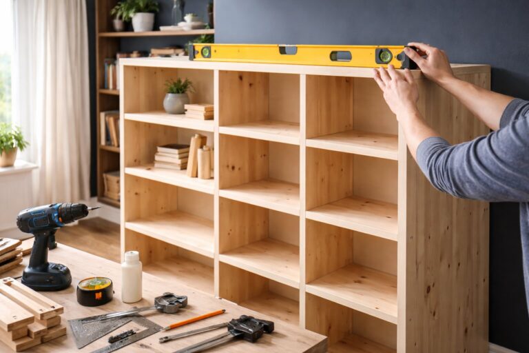 boekenkast maken, boekenkast