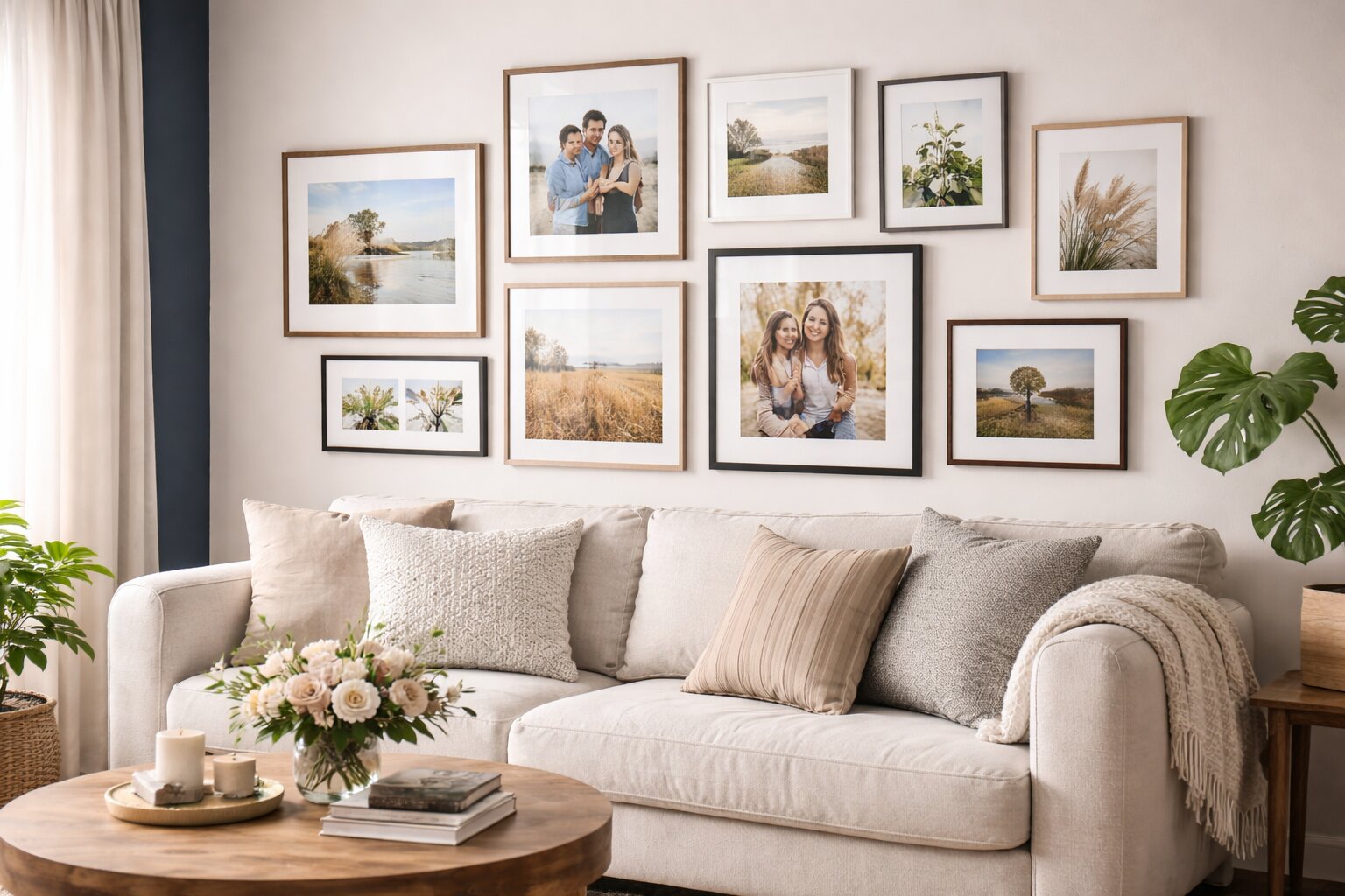 fotos aan de muur ideeen
