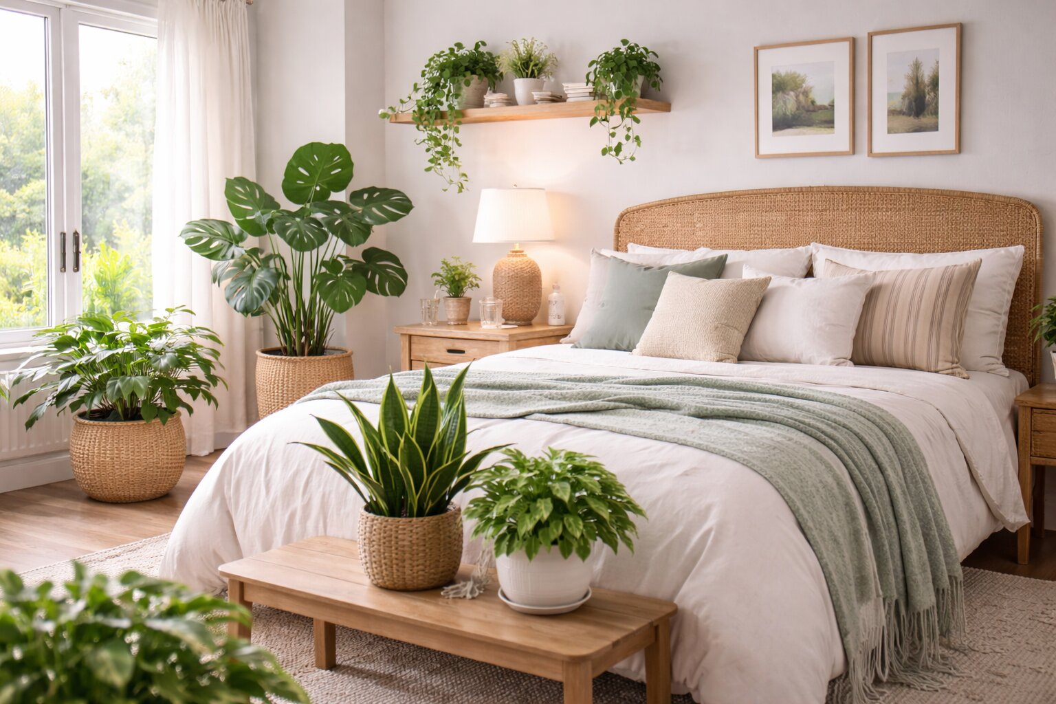 welke plant is goed voor de slaapkamer