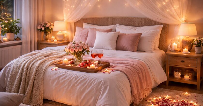Slaapkamer romantisch versieren: sfeer, zachtheid en intimiteit in balans