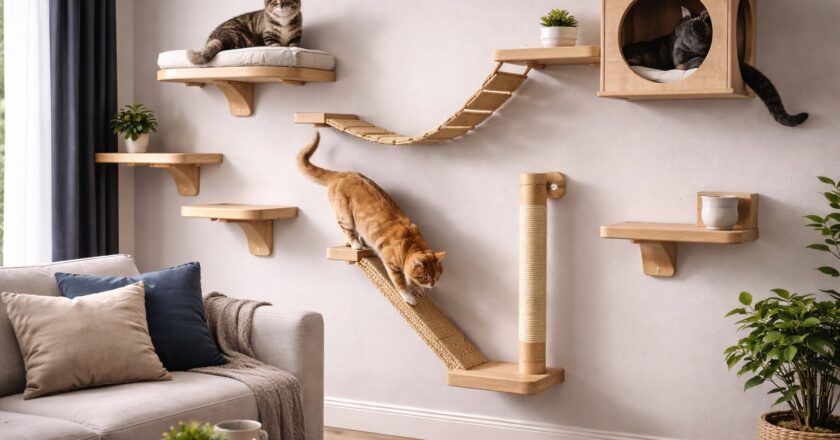 Een kattenmuur maken: functionele klimruimte die past in je interieur